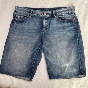 LOFT Men's Faded Blue Jean Shorts